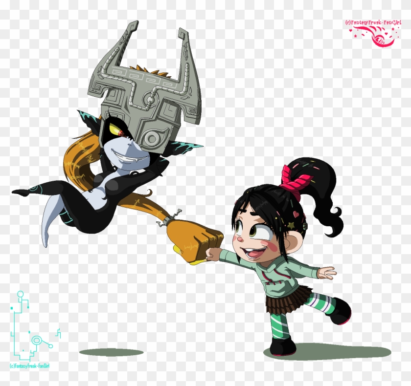 Epic Fist Pump By Fantasyfreak-fangirl - Vanellope Von Schweetz And Midna #959962