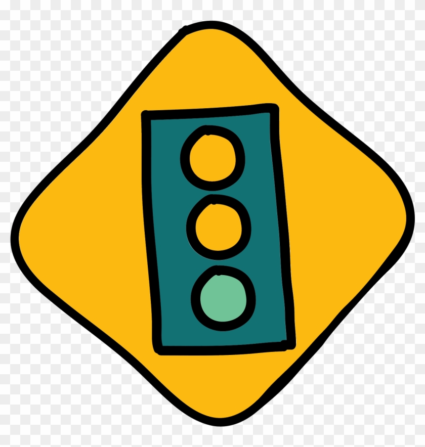Traffic Lights Sign Icon - Printable Traffic Light Signs #960706