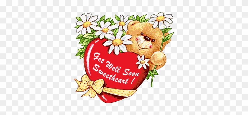 Get Well Soon Card Template With Teddy Bear And Flower Template Download on  Pngtree