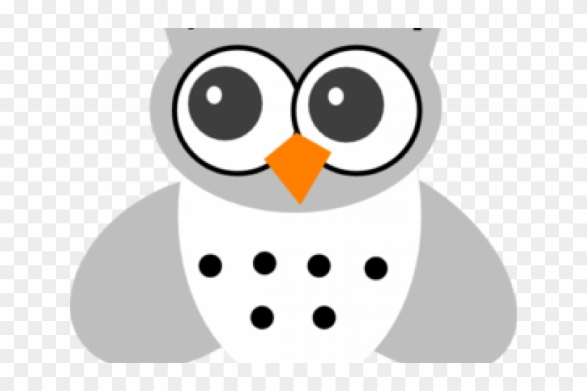 Snowy Owl Clipart Simple - Clip Art #960750