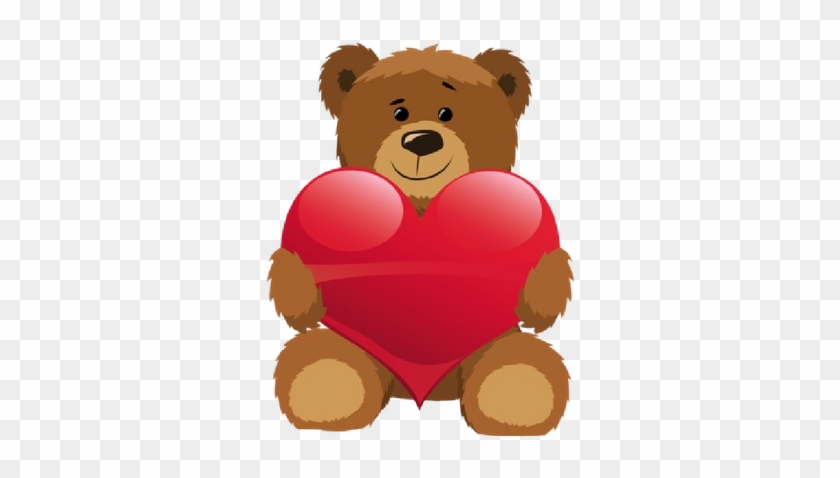 Bears With Love Hearts Cartoon Clip Art Cartoon Teddy
