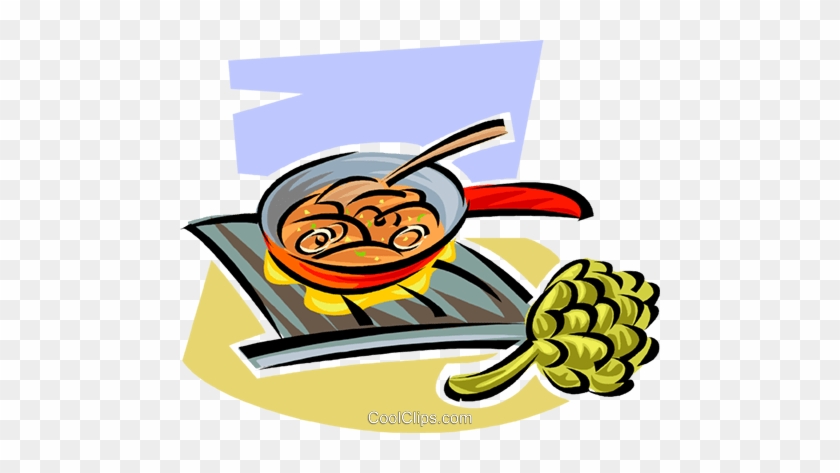 Stir Fry Royalty Free Vector Clip Art Illustration - Stir Fry Royalty ...