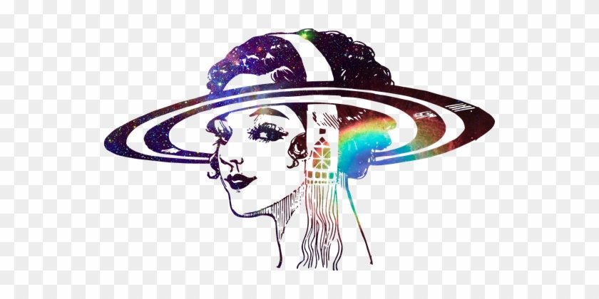 Psychedelic, Lady, Cosmos, Stars, Woman - Illustration #963081