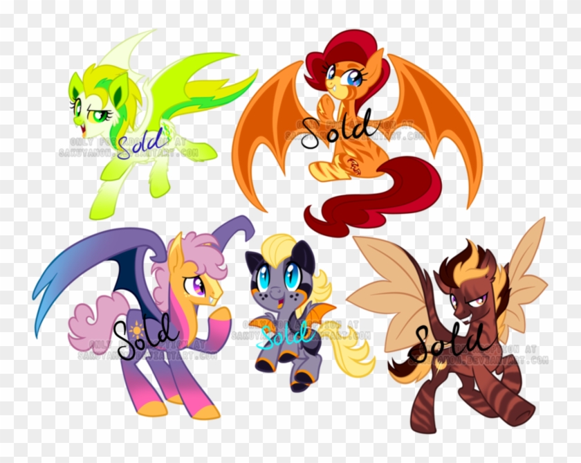 Bat Pony Adoptables1 By Sakuyamon - Pony #963648