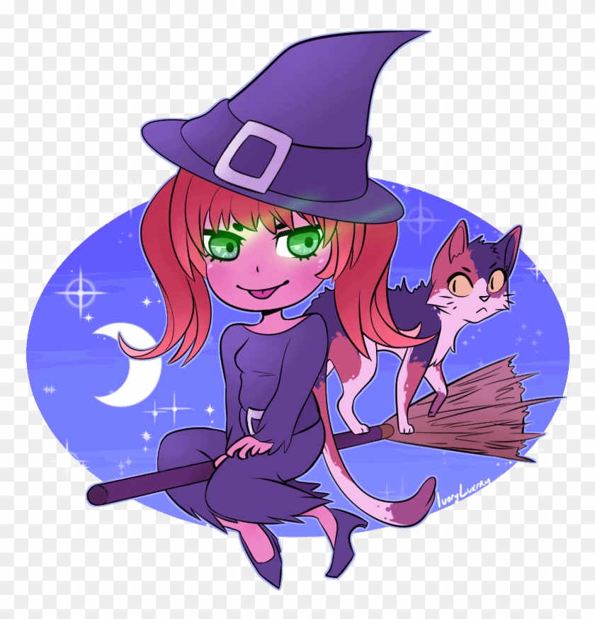 Witchy Girl By Ivory-luxray - Cartoon #963797