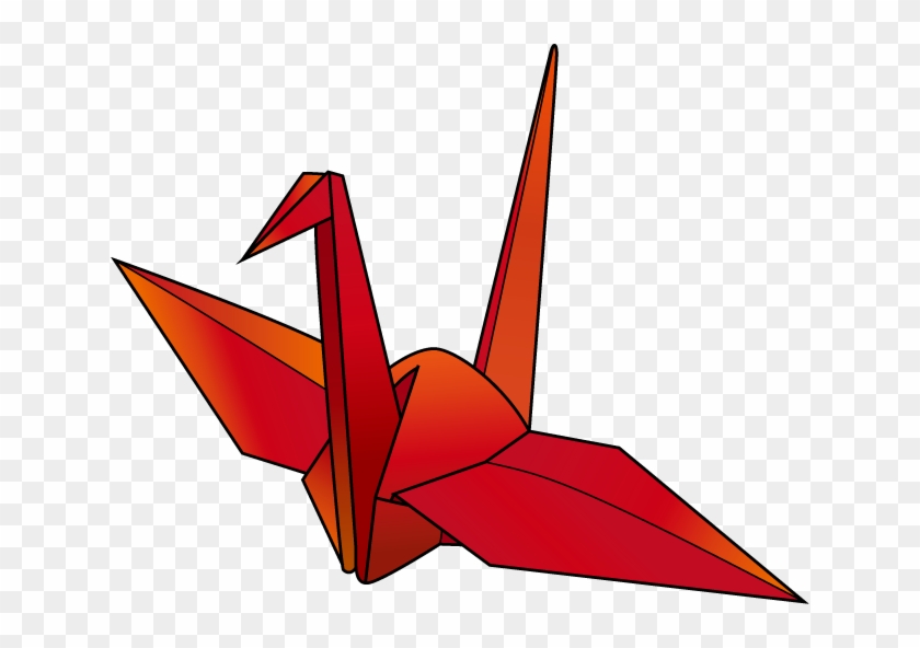 Origami Paper Crane Orizuru Clip Art 折り紙 イラスト フリー Free Transparent Png Clipart Images Download