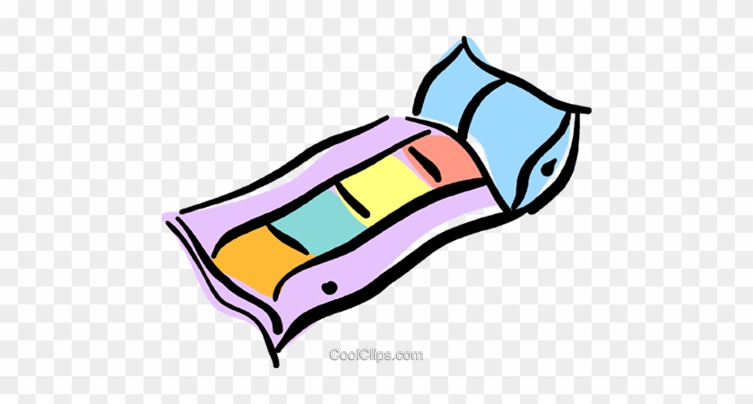 Air Mattress Royalty Free Vector Clip Art Illustration - Air Mattress Clipart #966228