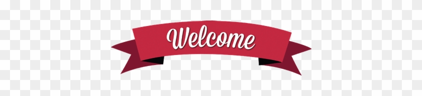 Classic Red Welcome Banner - Welcome Sign Red #968273