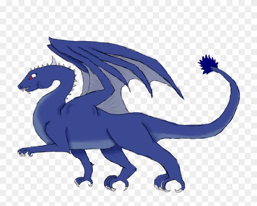 Blue Dragon Clipart Big Blue - Drawing #968941