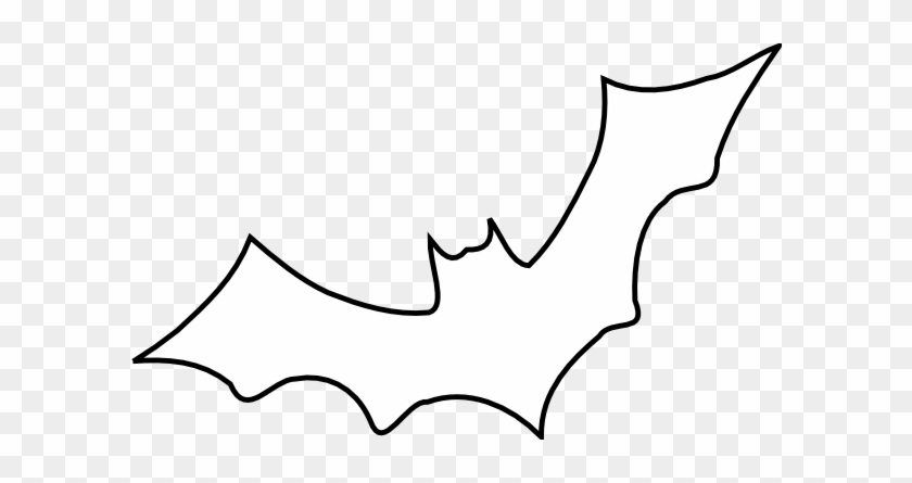 cute bat clipart outline