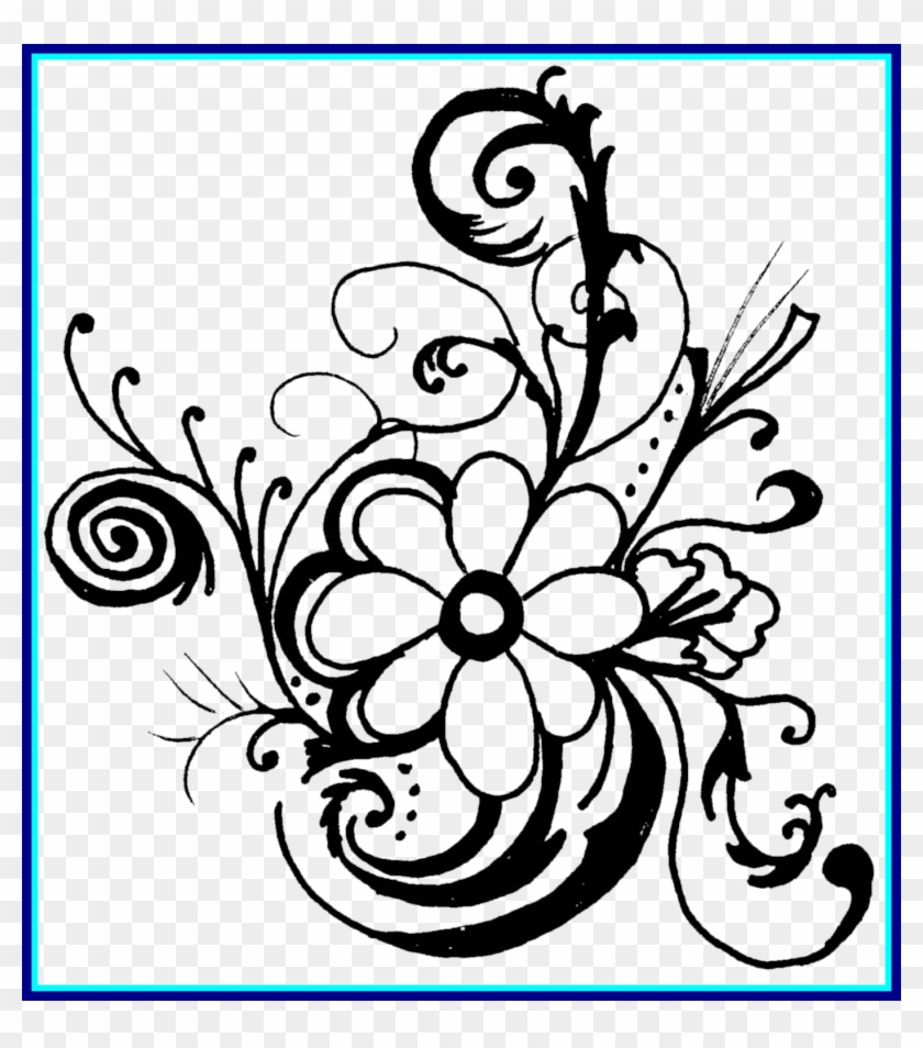 Bouquet Of Roses Bouquet Of Roses Clipart Black And - Black And White Flower Art #969388