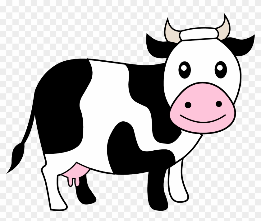 Download Cute Cow Clipart 20 Cliparts - Farm Animal With Shadows ...
