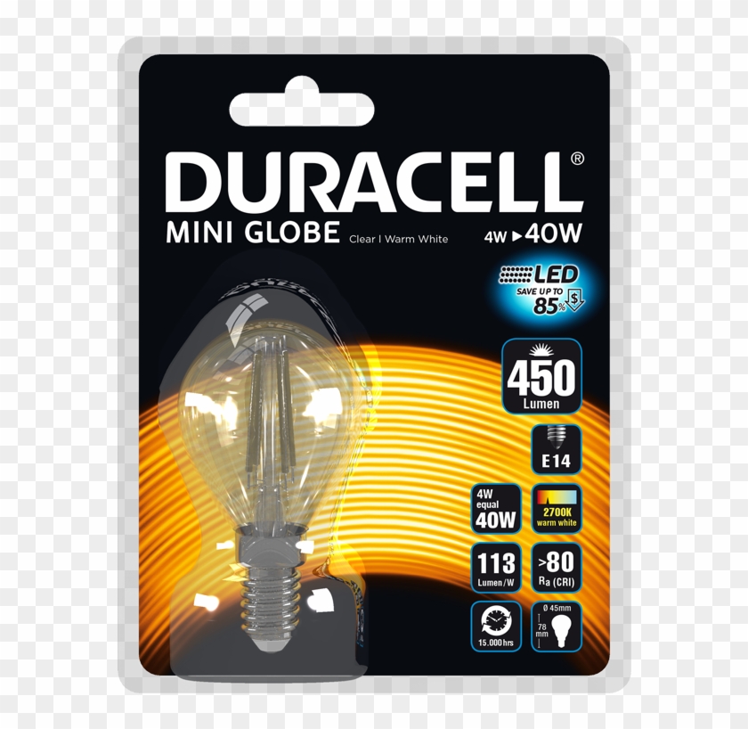 Duracell® Led M160n14b1 - Duracell Żarówka Led P455, E14, 4w, 2700k, 450lm (m160n14b1) #969968