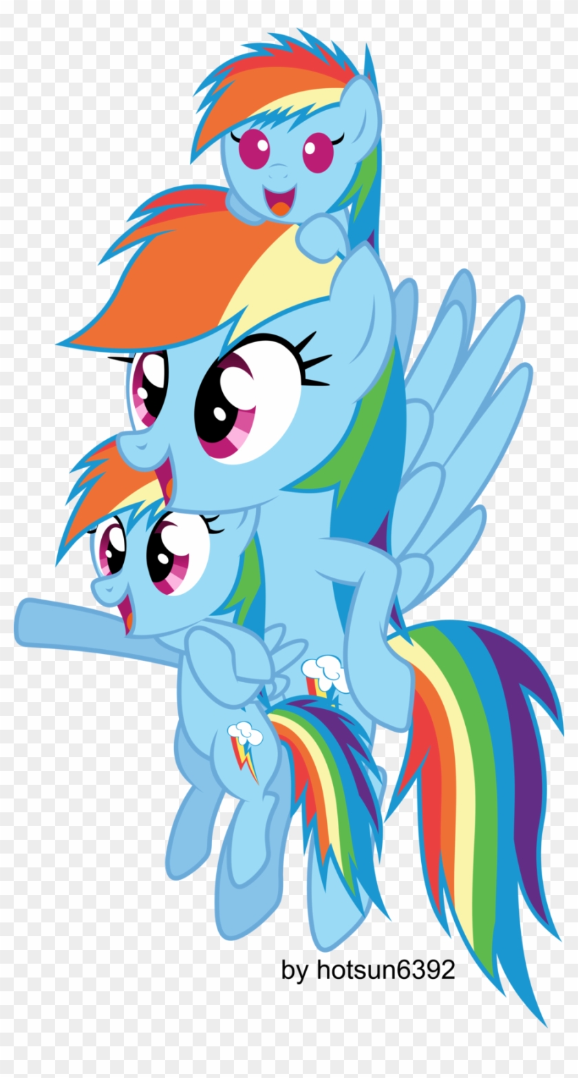 Rainbow Dash And Baby By Hotsun6392 - Rainbow Dash And Baby #970243