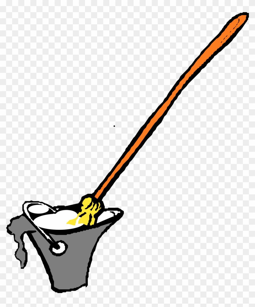 Mop And Bucket - Animated Cleaning Clipart Gifs #971180