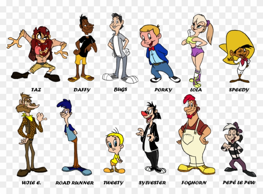 Baby Looney Tunes Characters Names - Cartoon Characters As Humans
