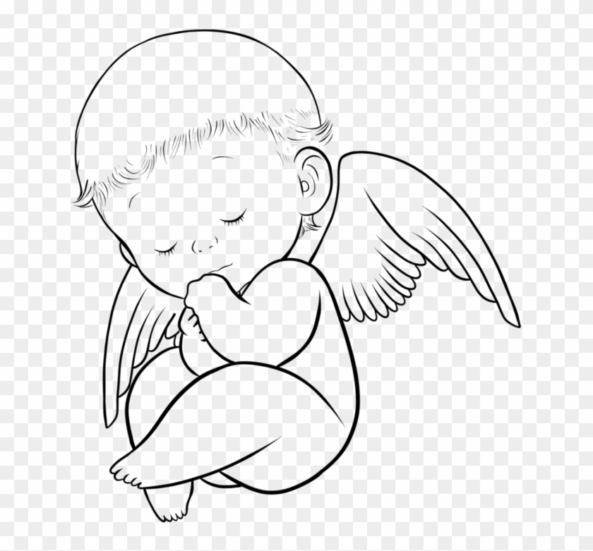 baby guardian angel tattoo