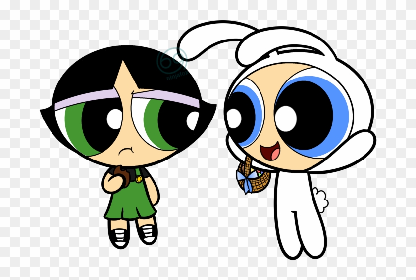 Happy Easter By 6ninjafox9 On Deviantart - Powerpuff Girls Easter #972354