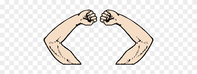 two arms clip art