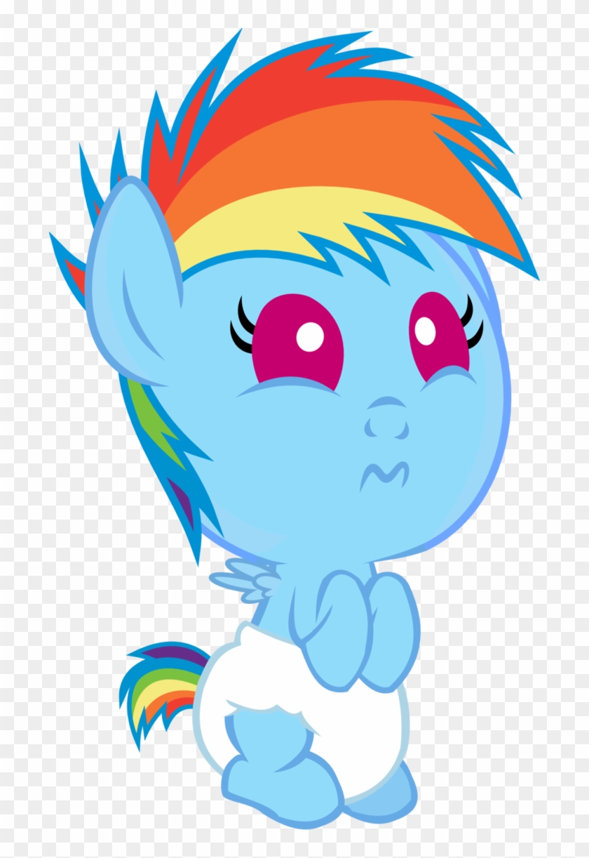 Cute Dashie Foal56 By Megarainbowdash2000 - Clip Art #974707