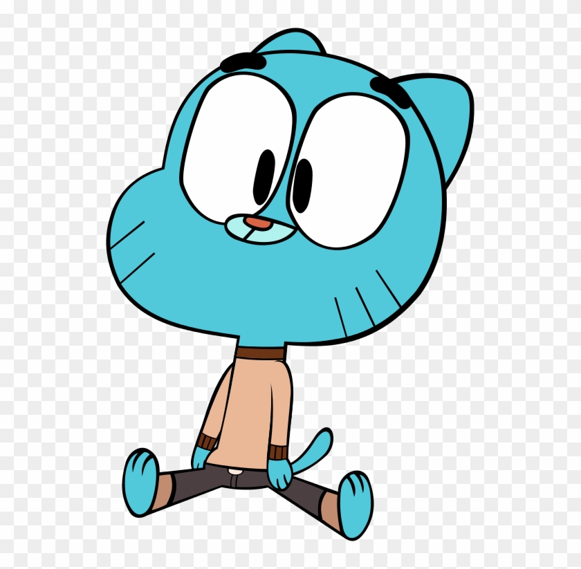 Gumball Sitting Pose By Megarainbowdash2000 - Gumball Sitting Pose By Megarainbowdash2000 #974746