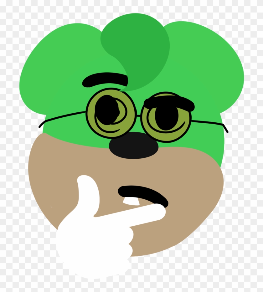 Renderer Thinking Emoji By Professor-renderer - Character Mushroom Png #974748