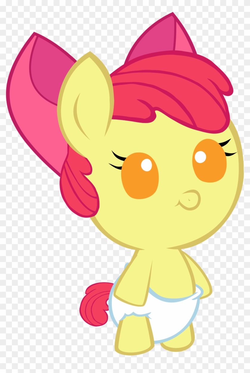 Cute Applebloom Foal 2 By Megarainbowdash2000 Cute - Baby Sweetie Belle #974785