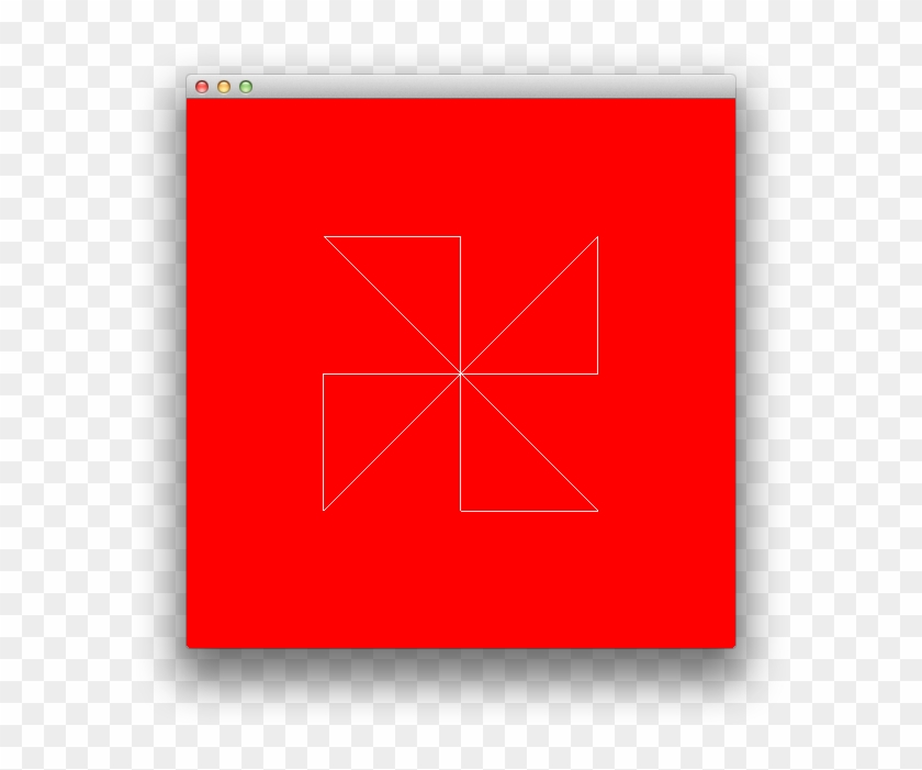 Opengl White Lines On A Red Background - Mobile Phone #975127