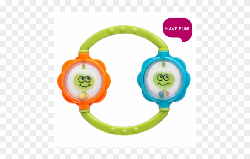 Double Circle Rattle - Babyono 669 Grzechotka Dwie Kule #976020