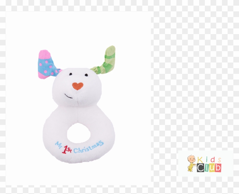Snowdog Ring Rattle - Snowman My First Christmas Jingle Bell Ring Rattle #976032