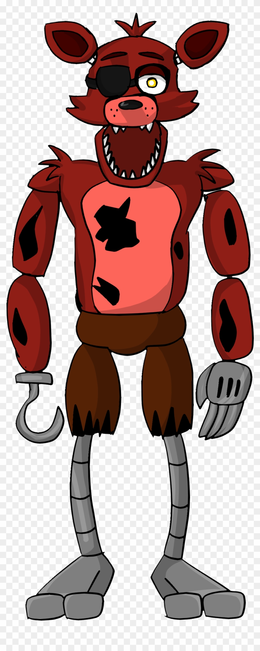 Foxy Full Body By Thatfnafgamer On Deviantart  Five Nights At Freddys  Drawings  Free Transparent PNG Clipart Images Download