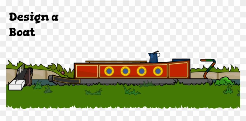 Canal Clipart Canal Boat - Cartoon #977092