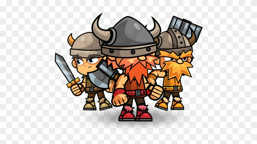 The Vikings Character Set - Cartoon #978249