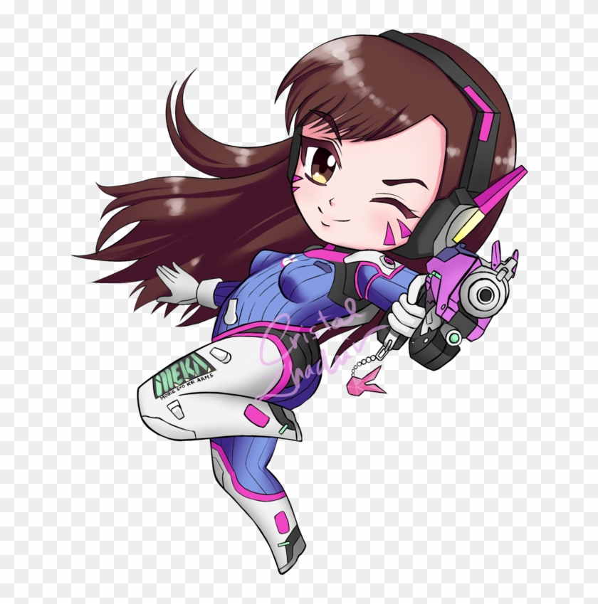 Chibi Dva By Cristal-zhaduir - Dva Chibi #978790