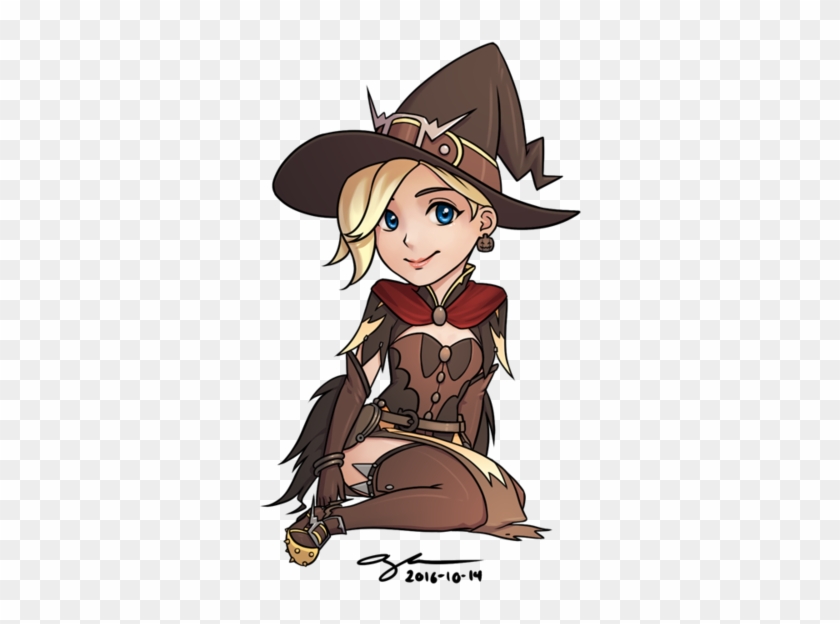 2016 - Overwatch Witch Mercy Chibi #978867