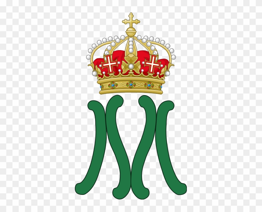 Royal Monogram Of Queen Marie José Of Italy - Royal Monogram Of Queen Margherita Of Italy #979032