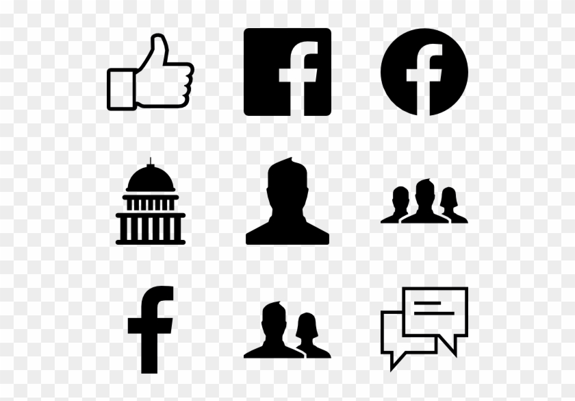 Facebook Clipart Black Ring - Facebook #979141