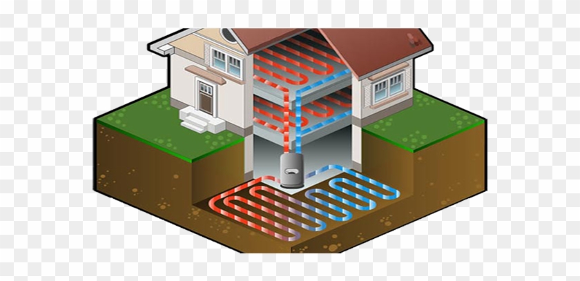 Mühendislik - Isometrische Geothermische Wärmepumpe Unter Grußkarte #979384