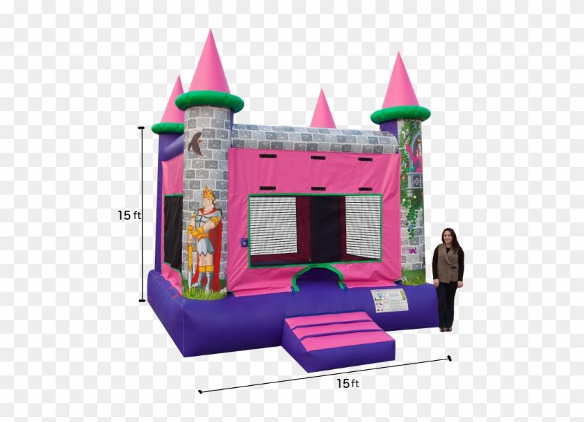 Jumpy House Rentals - Pink Bounce House Castle #980389