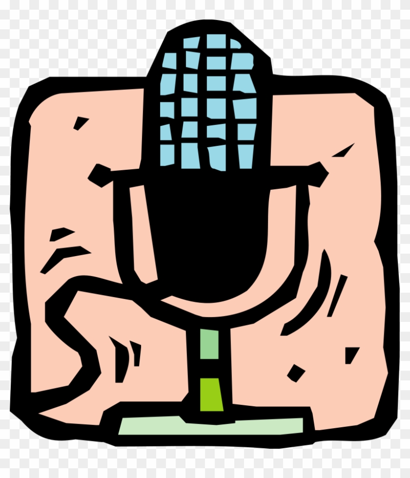 Microphone Clipart Vector Clip Art Online Royalty Free - Clip Art #981497