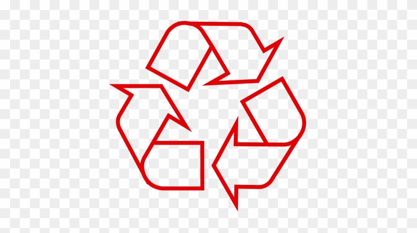 Red The Original Recycle Logo Images Png Images - Recycling Bin-adhesive Sticker-recycle Logo Sign-environment #981761