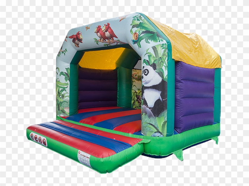 Jungle Theme Bouncy Castle - Bouncy Castle Hire #982557