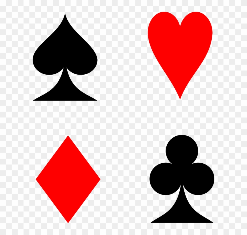 Deck Of Cards Symbols 1, Buy Clip Art - Pique Coeur Carreau Trefle #984238