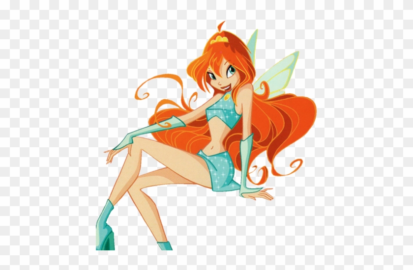 Bloom On Fairy Wings Winx Club Wiki - Bloom De Las Winx - Free Transparent  PNG Clipart Images Download