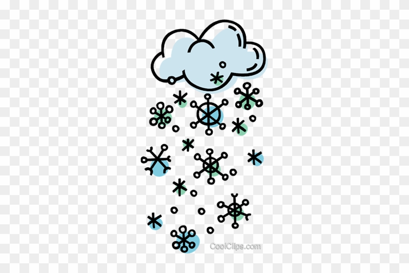 Winter sale background with snowflakes Royalty Free Vector