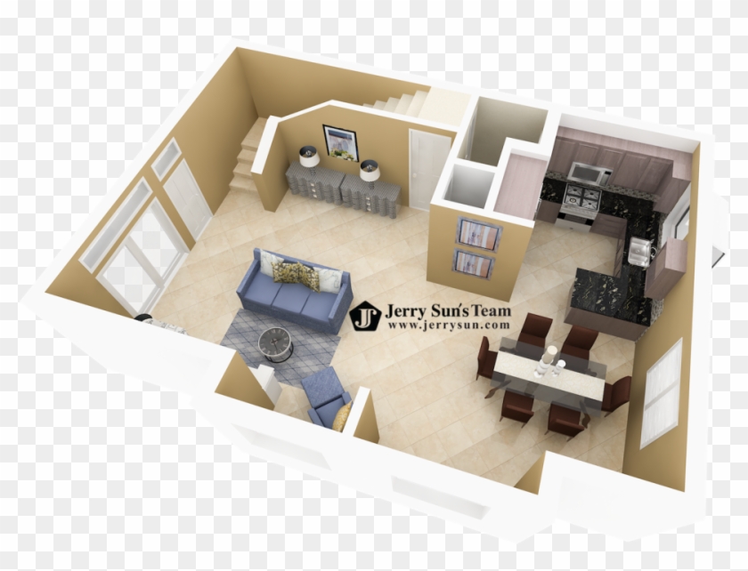 3d Floor Plan-main Logo5 - 3d Floor Plan-main Logo5 #985293