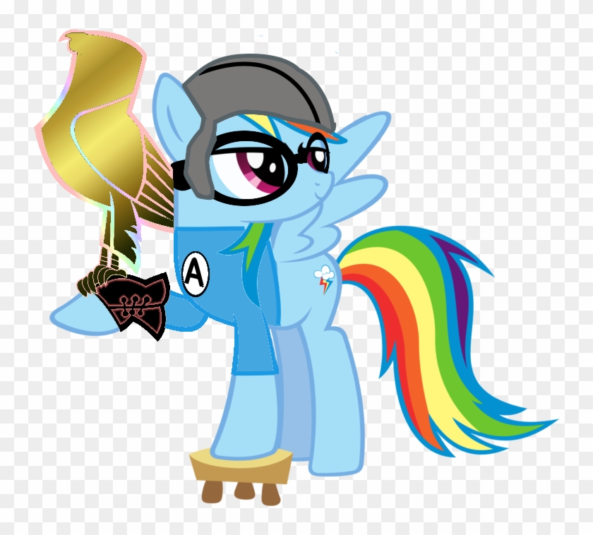 Aquabats, Eaglebones Falconhawk, Edit, Pose, Rainbow - Cartoon #985535