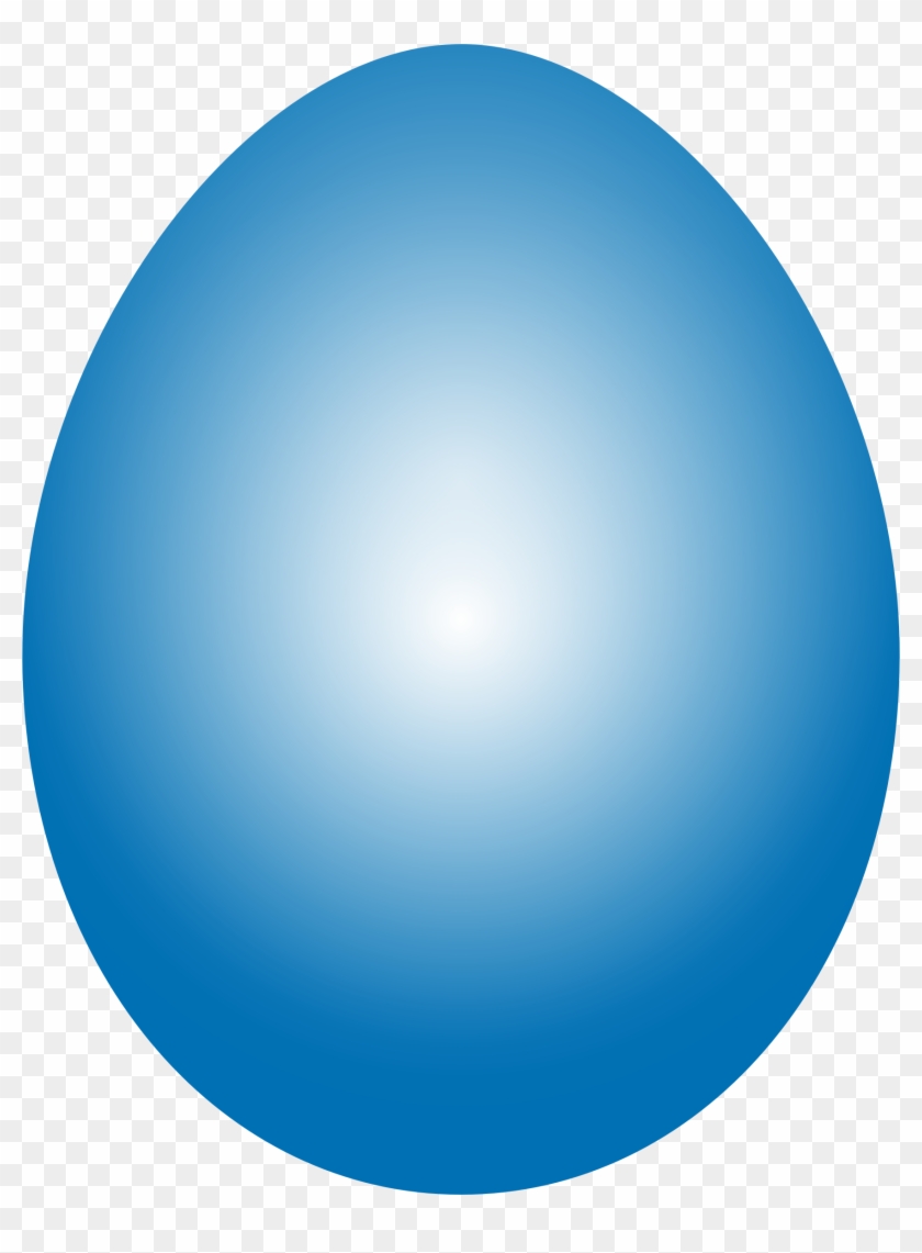 Big Image - Blue Easter Egg Png #985734