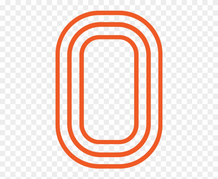 Large Orange Track - Circle #985821