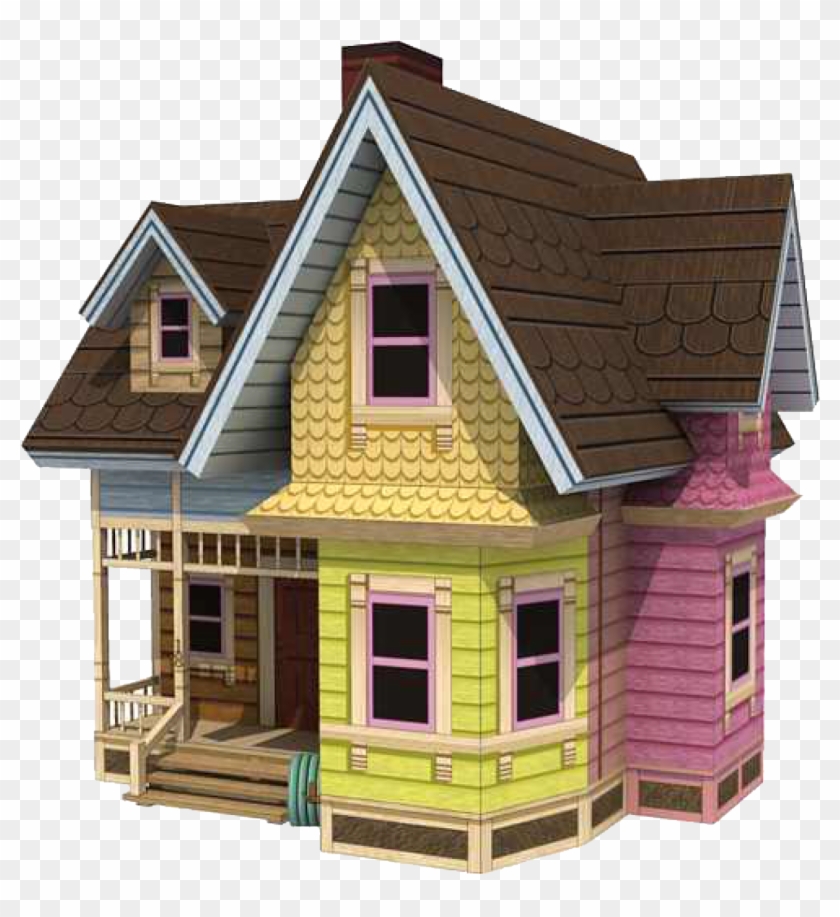 Carl's House Из Бумаги House From Up 3d Free Transparent PNG